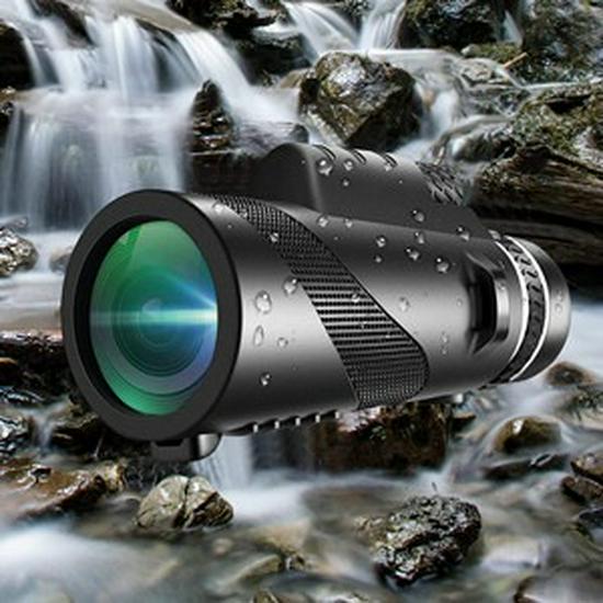 High Magnification Portable Monocular Telescope for Outdoor Hunting and Camping - HD Zoom