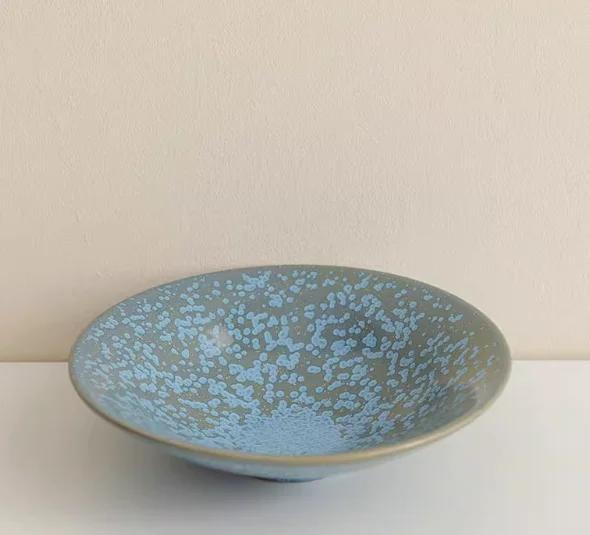 Ceramic Deep Disc Fruit Plate Salad Bowl Dessert Bowl Soup Bowls Noodle Bowls Dining Plate Sashimi Plate Snack Tray Cold Dishes