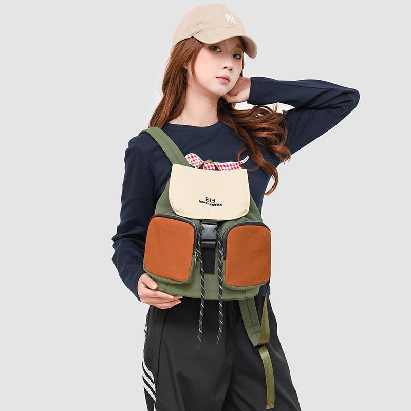 Школьный рюкзак в стиле Color Block для студентов, мужской рюкзак, женский рюкзак большой вместимости с множеством карманов