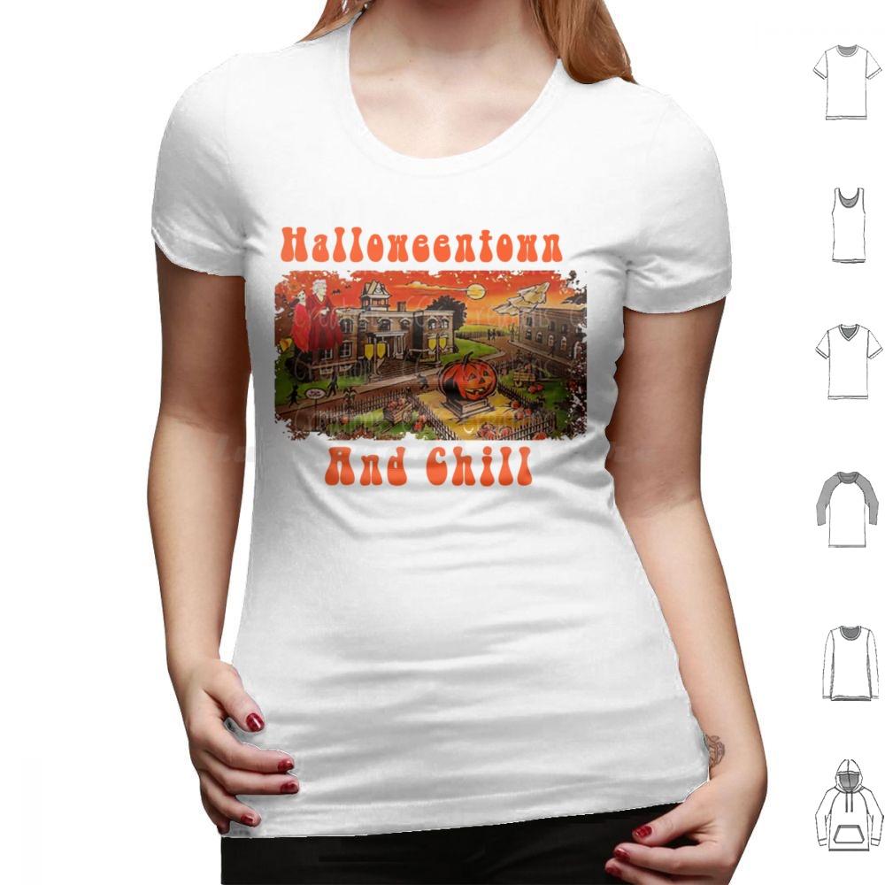 Halloweentown And Chill Fitted Scoop T Shirt Men Women Kids 6xl Halloweentown Halloweentown University Halloween Halloweentown
