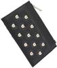 Кейс Altro Rose Black Heart Stud Fragment, Чехол для карт, Слот для карт, IC-карта, Проездной, Тонкий кошелек, 333194-01