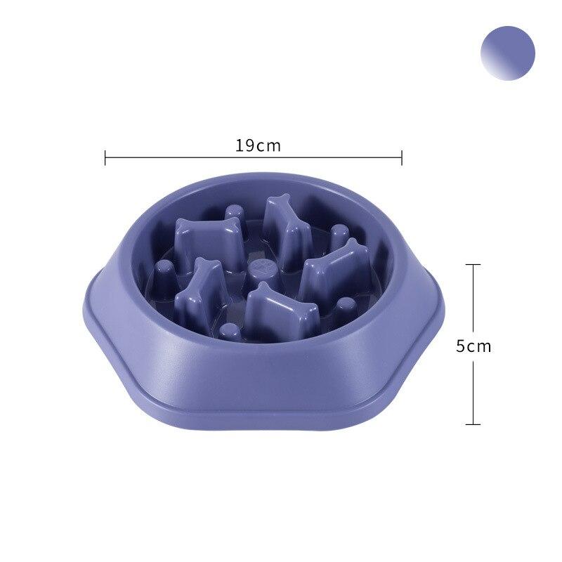 Dog Bowl Anti Choking Slow Food Bowl Small and Medium-sized Dog Feeder Pot Cat Food Pot Dog Food Anti Overturning Pet Supplies