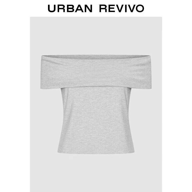 UR Women's Off-Shoulder Slim-Fit T-Shirt