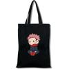 Spell Return Jujutsu Kaisen Shopping Mobile Phone White Canvas Handheld Messenger Bag