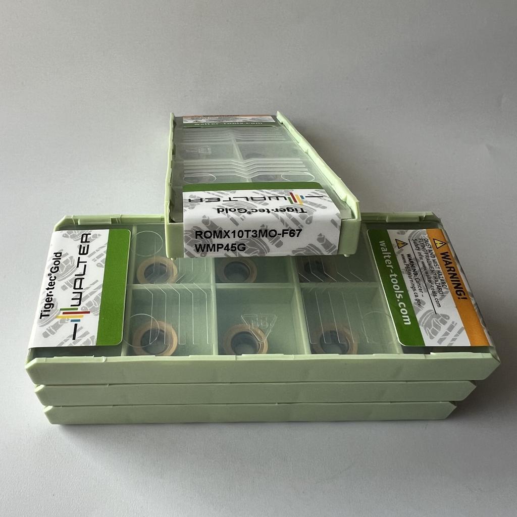 WALTER / ROMX10T3M0-F67 WMP45G / Carbide CNC Blade 10 Pcs