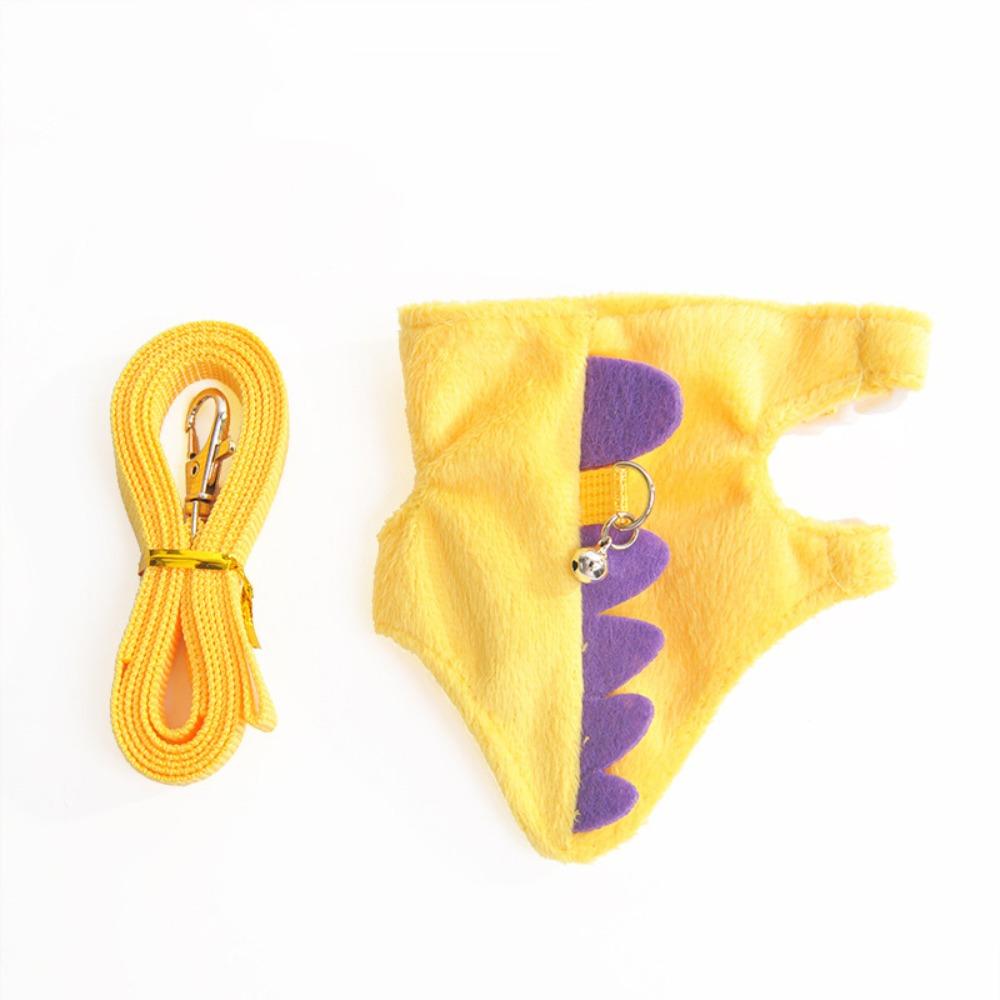 Мультяшная шлейка-жилет для хорька с дизайном дракона, жилет безопасности для морской свинки, милая шлейка на грудь для хомяка для прогулок