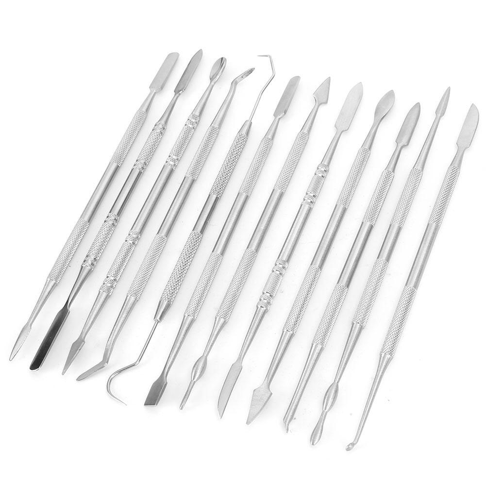 Wax Carvers Set Double Ended Stainless Steel Polymer Pottery Clay Carving Tool