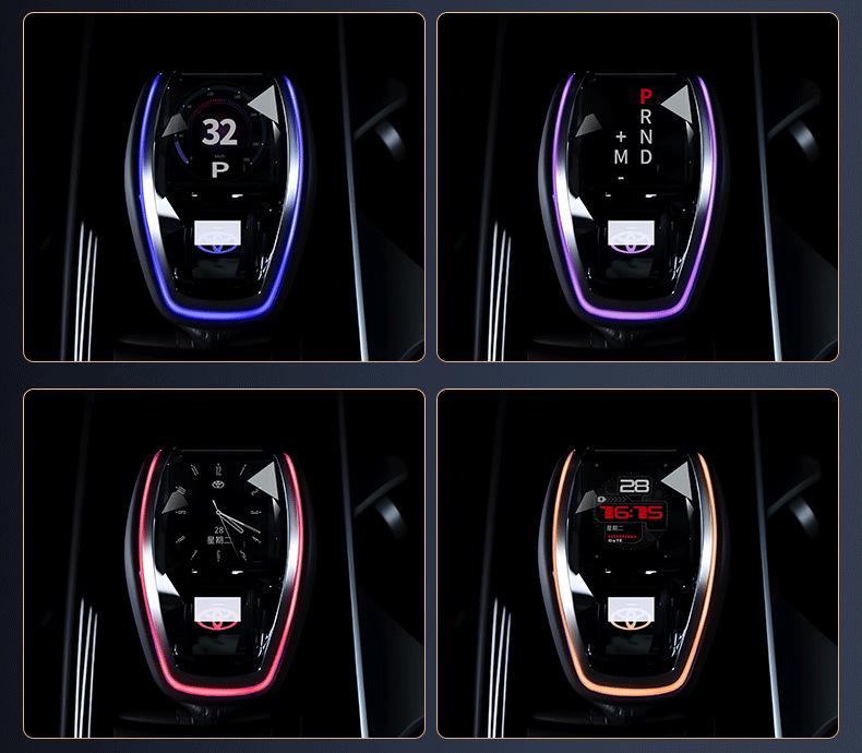 Эксклюзивный хрустальный рычаг переключения передач Toyota со светодиодной подсветкой и восемью режимами отображения