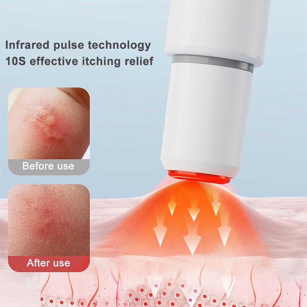 1/2PCS Mosquito Bite Heat Pen Chemical-Free Electric Insect Bite Healer Anti-Itch Pen for Adult Children for Camping Travel