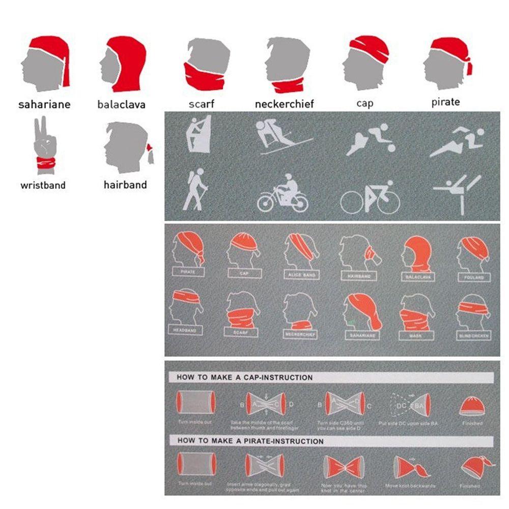 Солнцезащитный воротник, ветрозащитная повязка на голову для рыбалки, велосипедная бандана, головной убор, волшебный платок, маска-щит