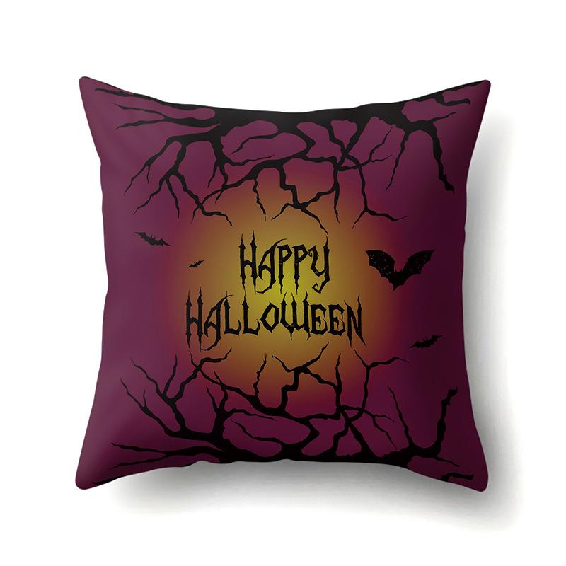 Хэллоуин Наволочка Подушка для поясницы автомобиля Тыква Чехол для диванной подушки Офис Дом Гостиная Наволочка