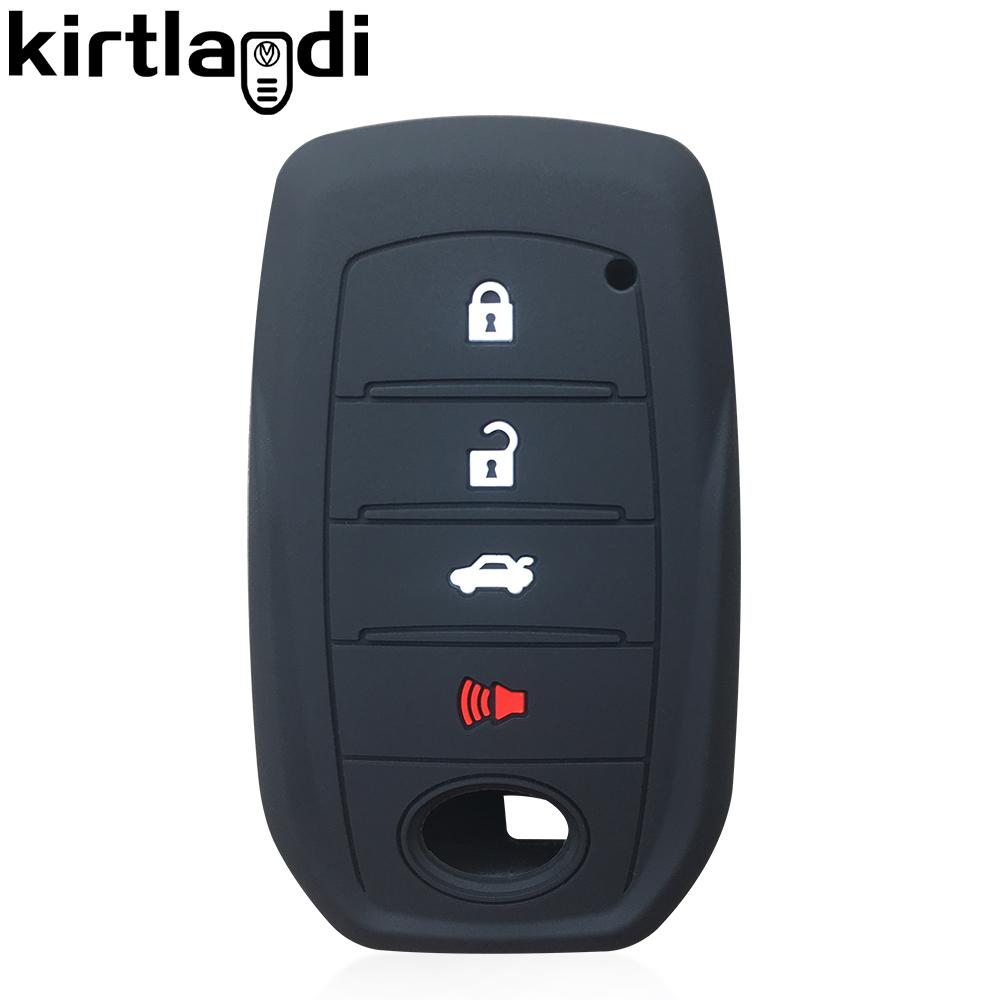 Пульт-брелок с 2/3/4/5 кнопками для Toyota Camry Land Cruiser Prado 150 Mark X Venza Fortuner Rav4 Highlander Yaris Auris Чехол для ключа