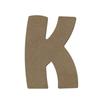 MDF Wooden Capital Letter K To Decorate - 8 Cm