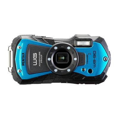 PENTAX Blue Полностью водонепроницаемая цифровая камера Водонепроницаемость 14 м Ударопрочная Пылезащитная Морозостойкая Прочный корпус подходит для использования на открытом воздухе Оснащена