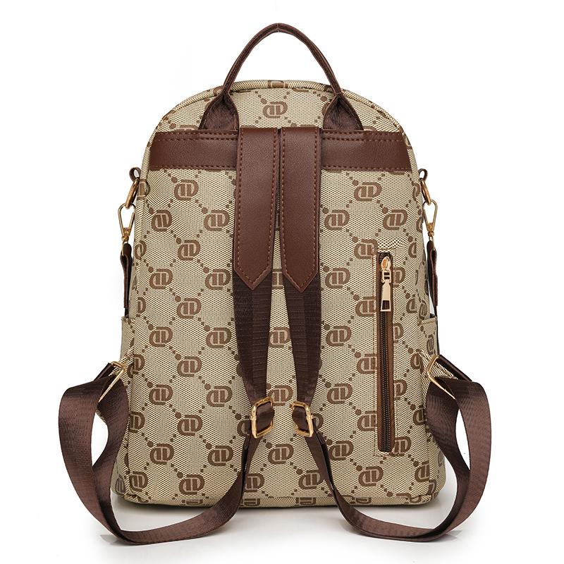 Винтажный принтованный маленький рюкзак женский рюкзак дорожная сумка