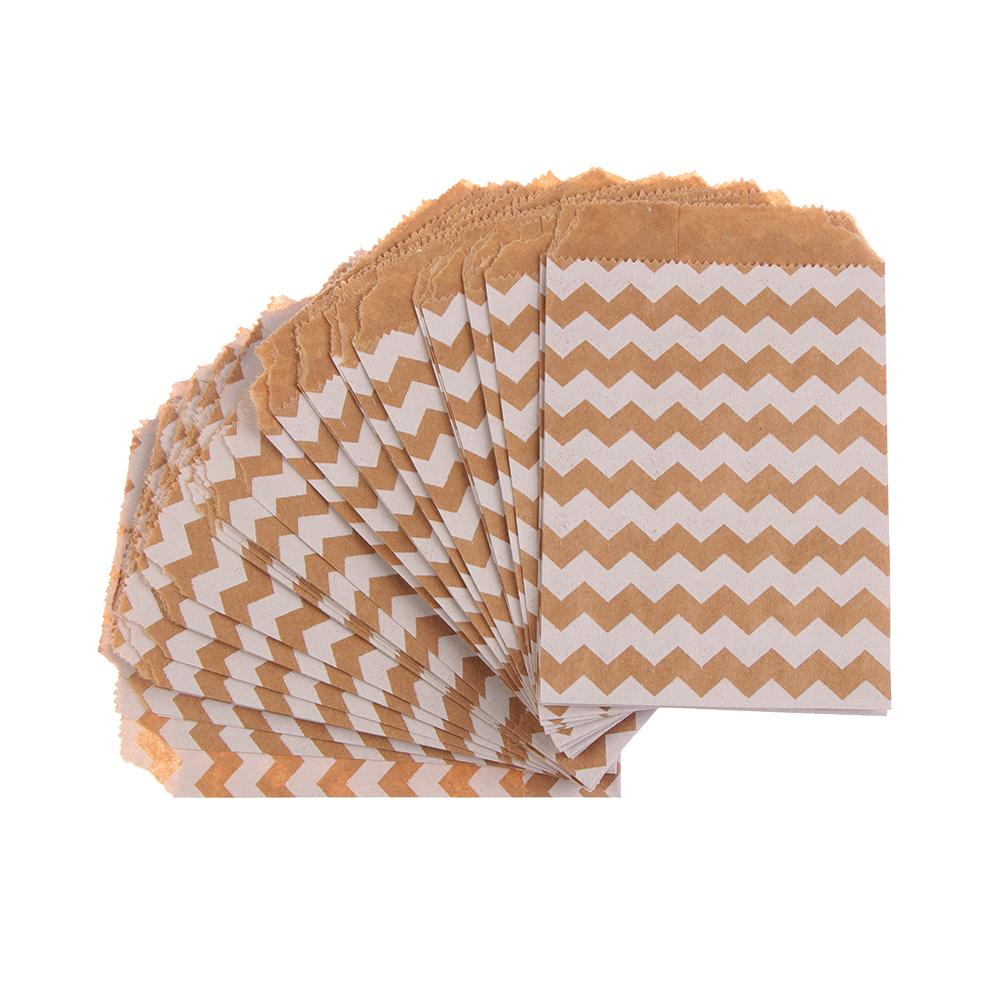 Wedding Wave Dot Baking Pastry Tool Candy Biscuit Bags Popcorn Bag Kraft Paper Bag Packing Pouch