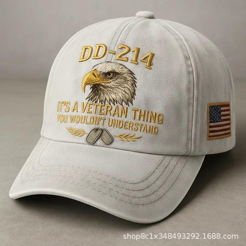 New Embroidery DD-Bald Eagle American Anniversary Baseball Cap Independence Day Anniversary