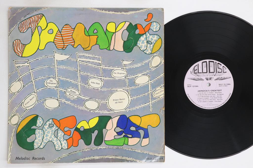 Виниловая пластинка РАЗЛИЧНЫЕ Величайшие хиты Ямайки MLP12158 Melodisc 1972 Великобритания Регги Ска Даб Б/у