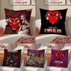 La M-Mafia Del Amor Pillow Case Anti-dustmite Pillowcase Invisible Zipper Silky Sofa Cushion Cover