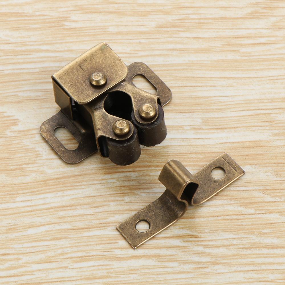 2SET Fittings Screws Hardware Damper Buffer Cabinet Catches Magnet Closer Door Stopper