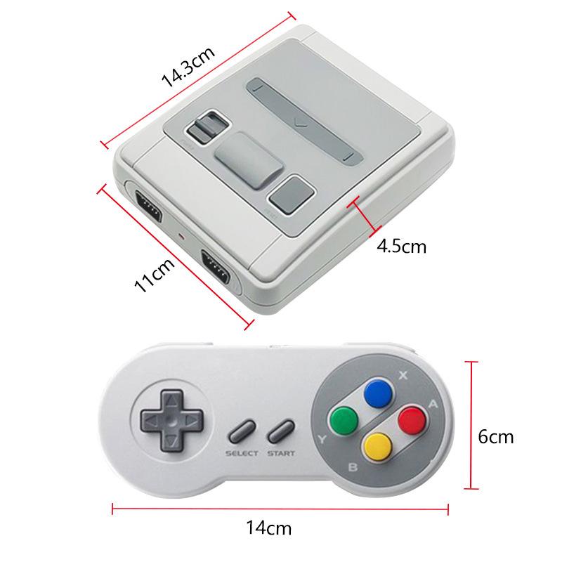 Европейская SFC Красная и Белая Мини SNES ТВ-приставка: 8-битная, 620 встроенных игр