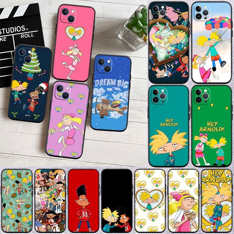 S-Special Hey A-Arnold New High-End Cover Phone Case for OPPO A3 Pro A72 A74 A76A78 A79 A94 A95 A18 A58