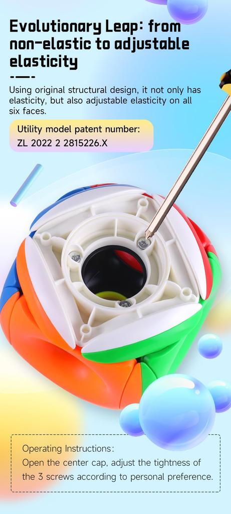 Kancharo QiYi Tori cube [Pouch included/Authentic] Cube for competitions