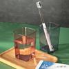 Bathroom Mouthwash Cup Transparent Square Thickened Plastic Toothbrush Travel Wash Accessories