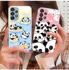 Panda Cute Liquid Glass Case for Samsung S10/S20/S23 Ultra - National Treasure Design, Anti-Fall Protection