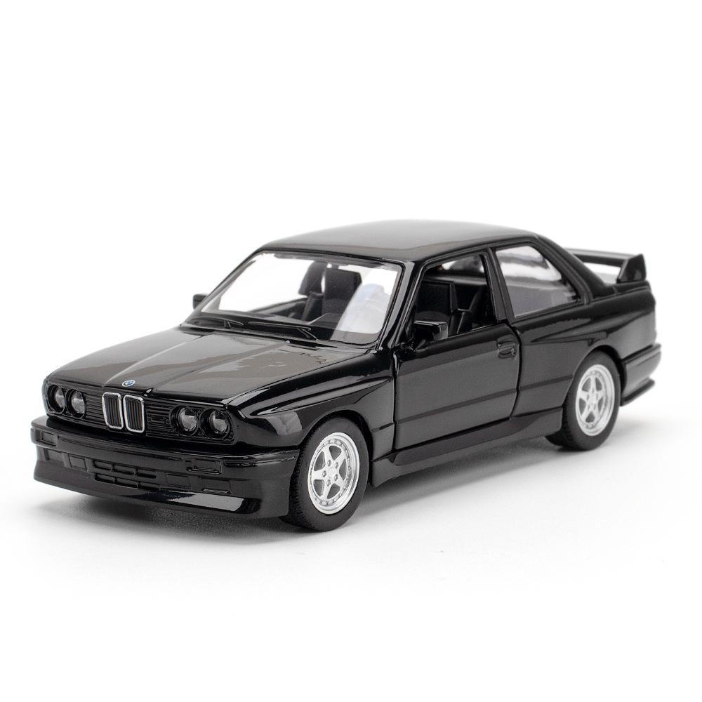 1/36 Модель игрушечной машины BMW M3 RMZ CiTY Миниатюрная классическая Свободные колеса Оттягивающаяся Литая из сплава Коллекция Подарок для детей Мальчик Ребенок