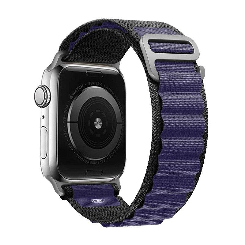Для Apple Watch Band Alpine loop Strap Ultra2 49 мм 44 мм 40 мм 45 мм 41 мм 42 мм 38 мм нейлоновый браслет iWatch 9 7 6 5 4 se 8 band