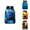 Прочный 3D рюкзак Годзилла Король Монстров Детский школьный рюкзак с классическим дизайном