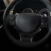 For Lexus IS250 2013- Car Steering Wheel Decoration Trim Sticker Decal Carbon Fiber Auto Interior Accessories