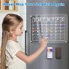 Dry Erase Board Refrigerator Memo Magnetic Marker Monthly Schedule Transparent Calendar Fridge Magnet Home Decor