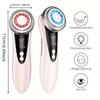 1pc Electric Facial Massager for Wrinkles & Anti-Aging - Rechargeable USB Charged Skin Care Device with High-Quality Conduction Head