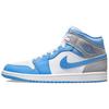 Кроссовки Air 1 Mid SE University Blue Мужские Белый Волк-Серый DX9276-100