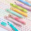 4 шт. набор маркеров-маркеров Sparklin Color, блестящие, блестящие, волшебные, художественные маркеры, линейка для рисования, школа живописи