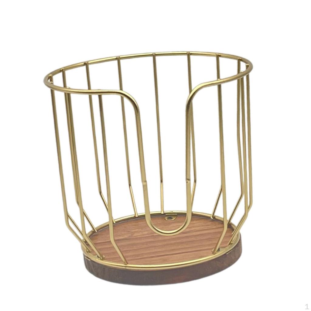 Держатель для кофе Диспенсер Металлическая проволочная корзина для хранения Контейнер для столешницы Офисный дом