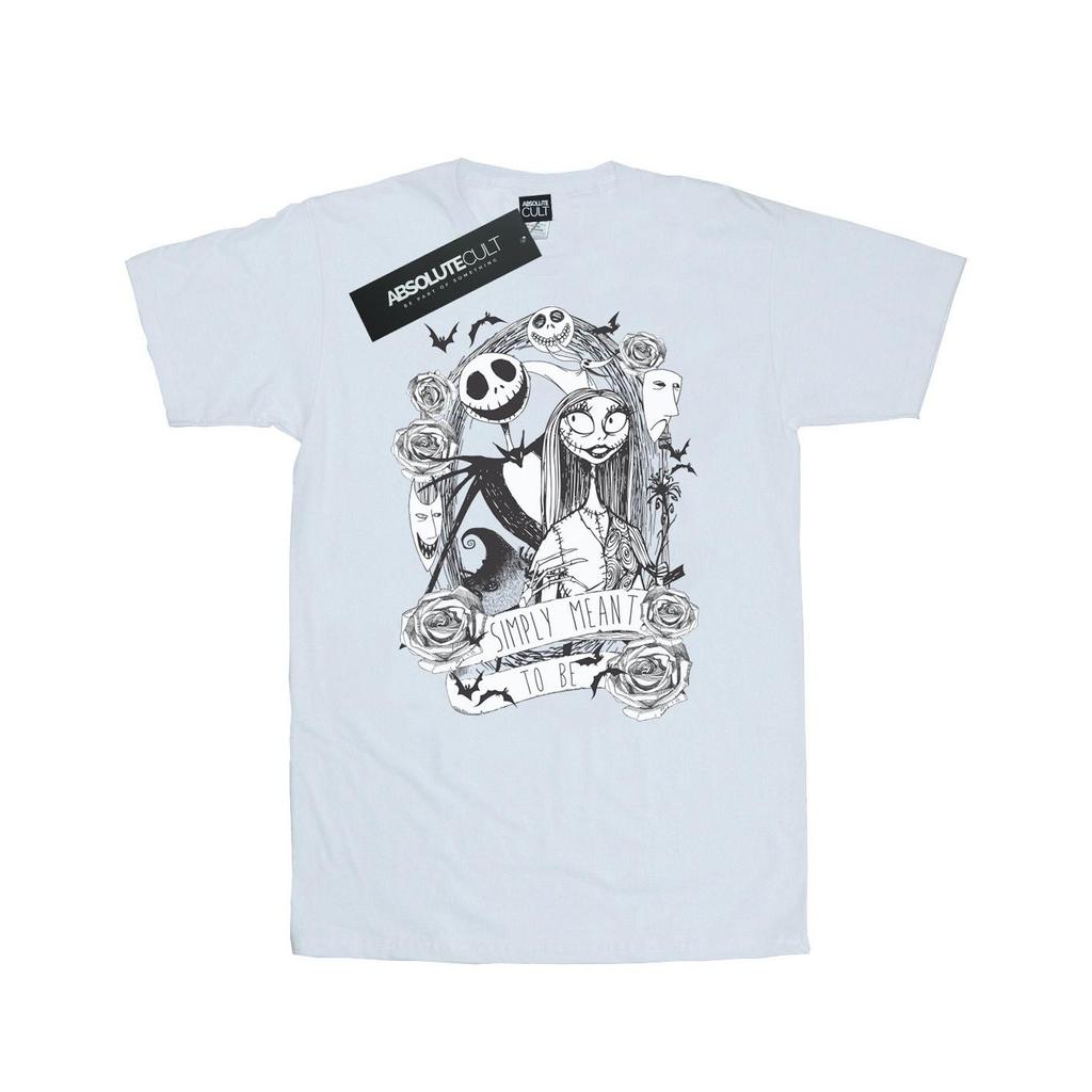 Disney Mens Nightmare Before Christmas Simply Meant To Be T-Shirt