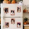 Трехмерный Halloweenский магнит на холодильник с рамкой для питомца, Магнитные держатели для фото и записок на металлические поверхности кухни