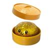 Сквиши-игрушка «Клецка с блестками», Мягкая игрушка-антистресс с быстрым отскоком, Мультяшная клецка на пару, Игрушка для снятия стресса