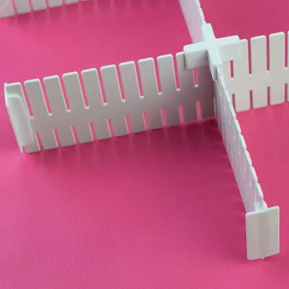 10 шт., пряжка с белым крестом, фиксирующий зажим, пластиковые аксессуары для перегородок ящика, носок