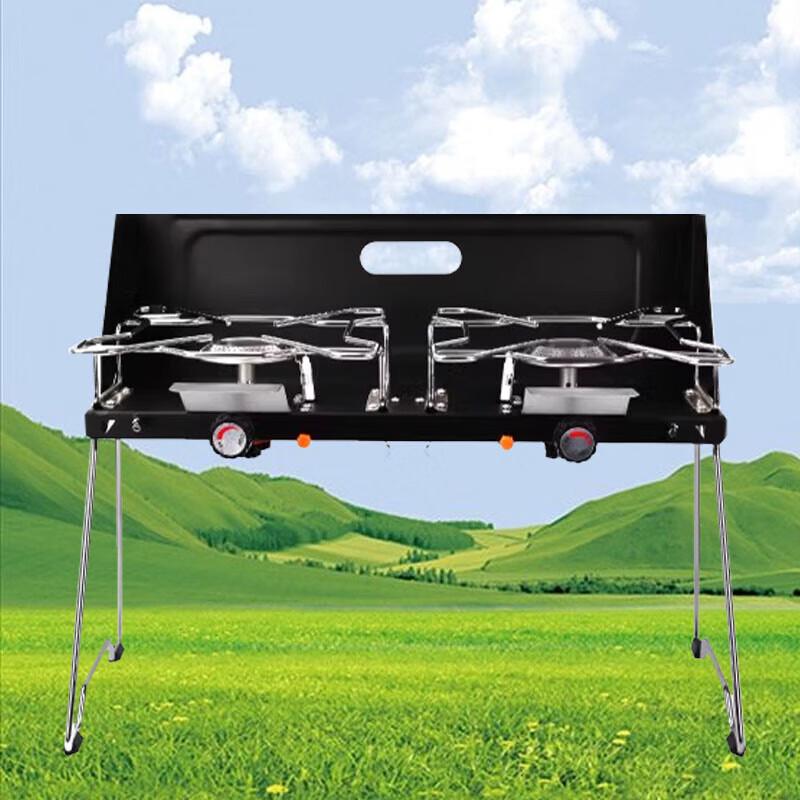 Outdoor Double Burner Portable Gas Stove