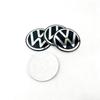 SVLHP1 4Pcs 56mm 60mm 65mm Car Badge Wheel Center Hub Caps Stickers For Volkswagen VW RLine GTI Golf 5 6 7 Polo Caddy Passat B6 Tiguan