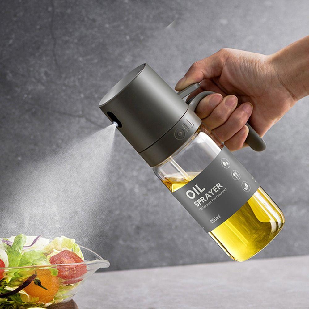 Transparent Oil Sprayer Glass Spray Bottle Portable Olive Oil Mister Cooking