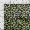 oneOone Ткань Cotton Flex Dusty Violet с тропическими листьями и животными для шитья, напечатанная ткань для рукоделия от The Yard, 40 дюймов