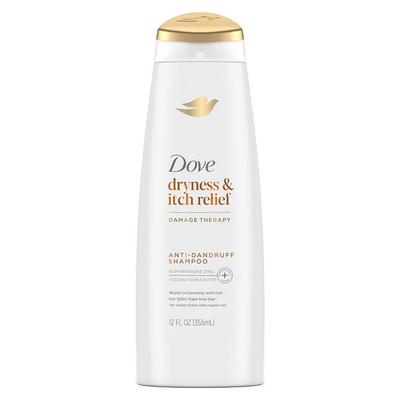 Dove Dermacare Scalp Шампунь против перхоти для сухой кожи головы, зуд, 6 шт., сухой зуд, лечение сухости, пиритион цинка, содержит 354,9 мл 170 г
