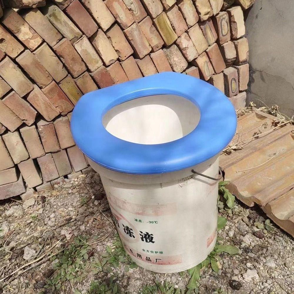 Съемная подвижная крышка унитаза Пластиковые сиденья для кемпинга Крышка сиденья унитаза Аксессуар для дома и отдыха на природе