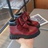 Универсальные ботинки для девочек разных цветов на низком каблуке, с низким голенищем, бантом, противоскользящие и водонепроницаемые, зимние, из микрофибры, модные