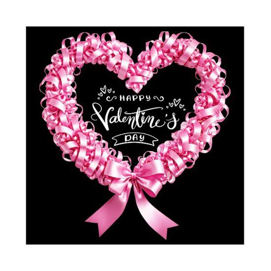 День Святого Валентина Наклейка на окно ПВХ Сердце Роза Форма Письма Любви Венок Съемная Водонепроницаемая Статическая Наклейка на Стекло